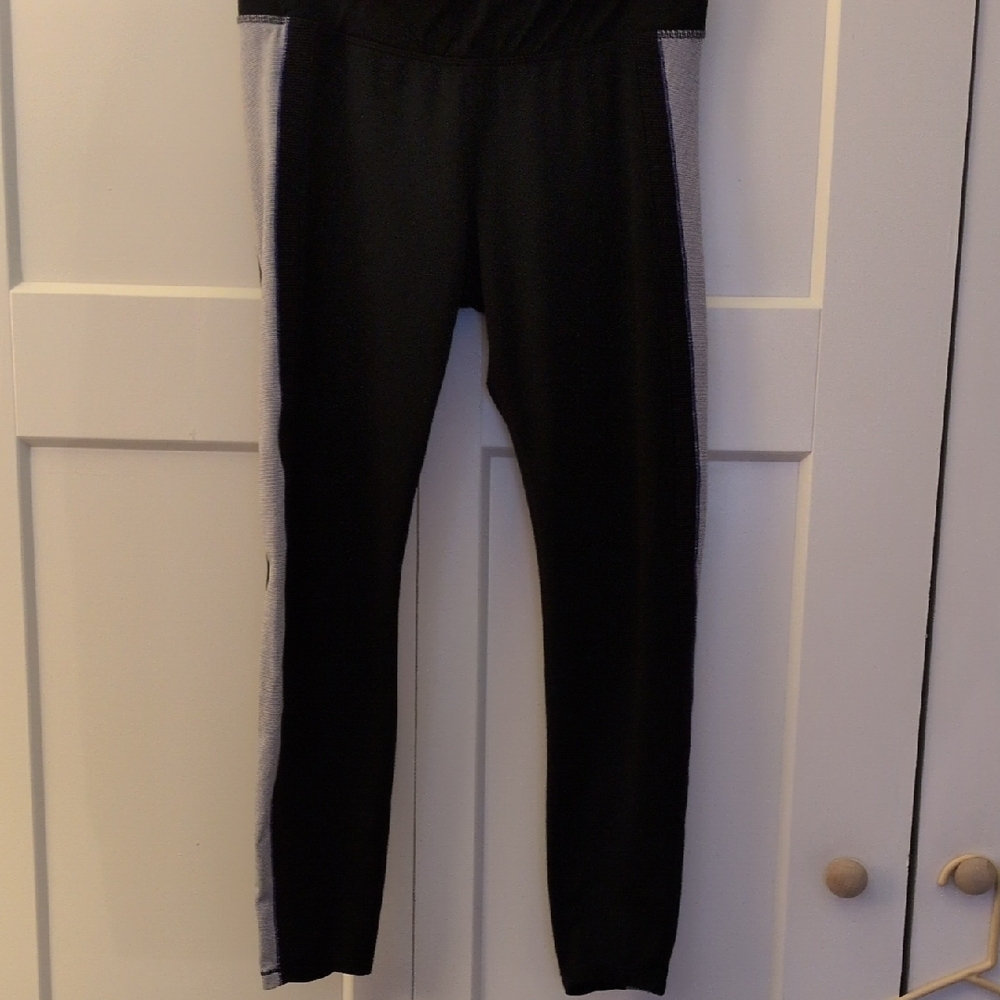 Black and Gray Under Armour Leggings